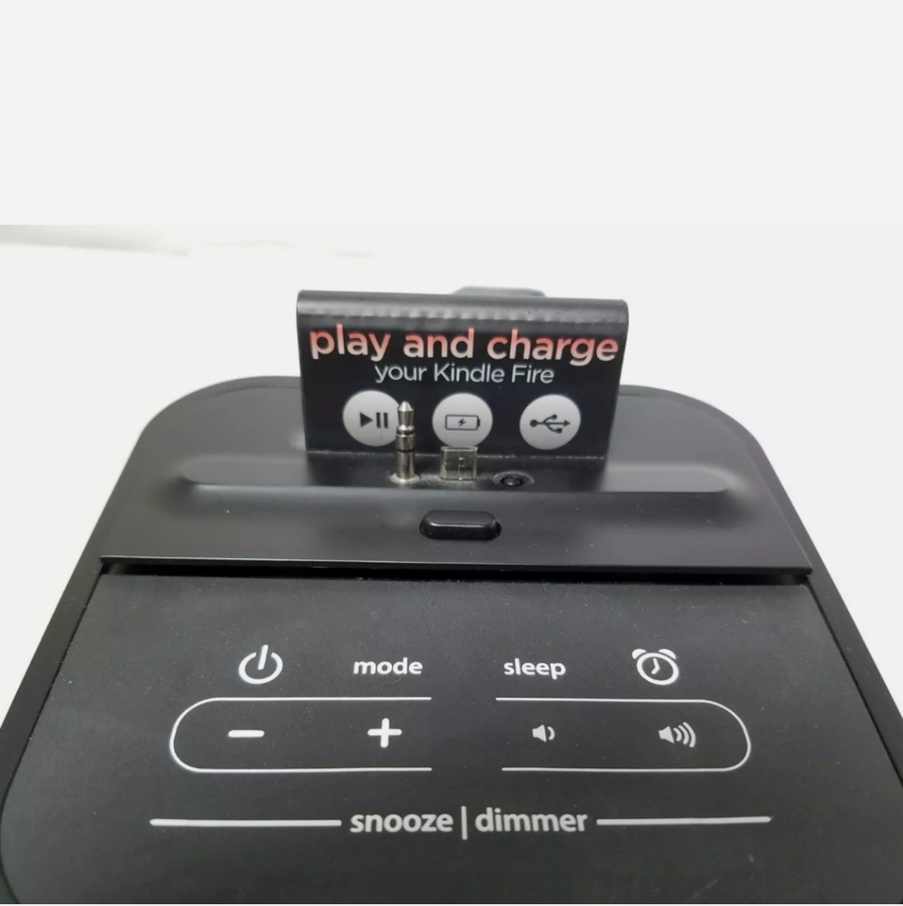 iHome Clock Dock System Kindle Charger Universal iK50 Red speaker - Picture 2 of 6